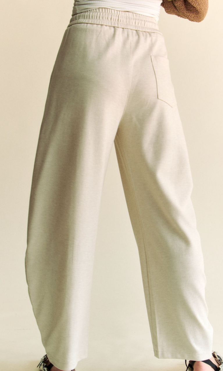 Out & About Barrel Pants - Cream