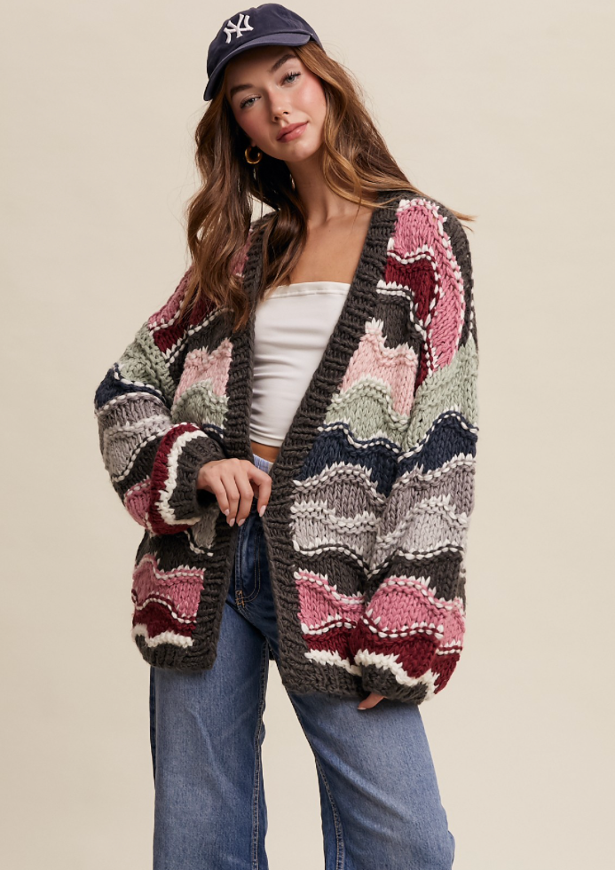 Ride The Wave Hand Crochet Cardigan