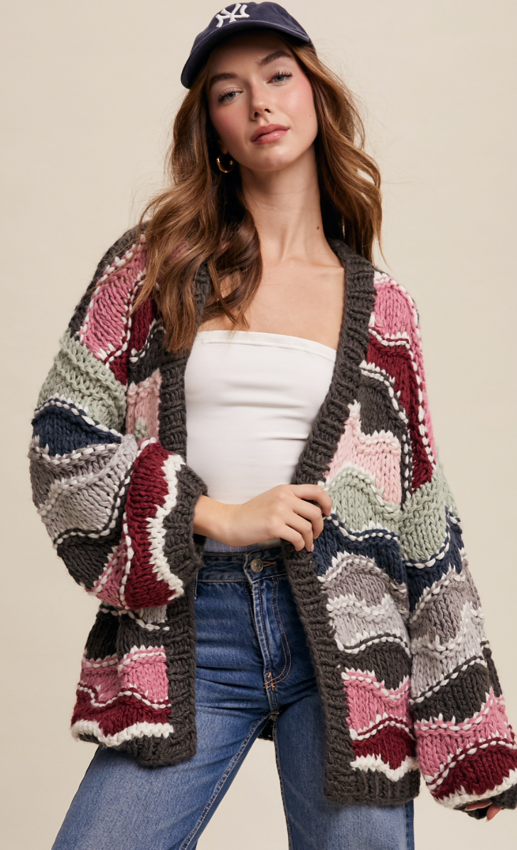 Ride The Wave Hand Crochet Cardigan