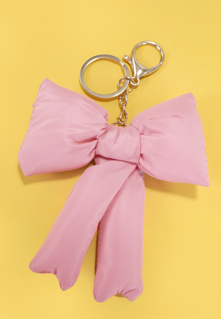 Puffy Bow Bag Charm