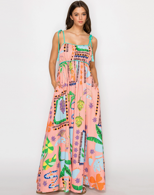 In The Tropics Maxi Dress