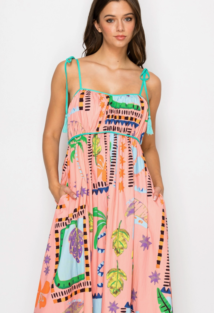 In The Tropics Maxi Dress - FINAL SALE