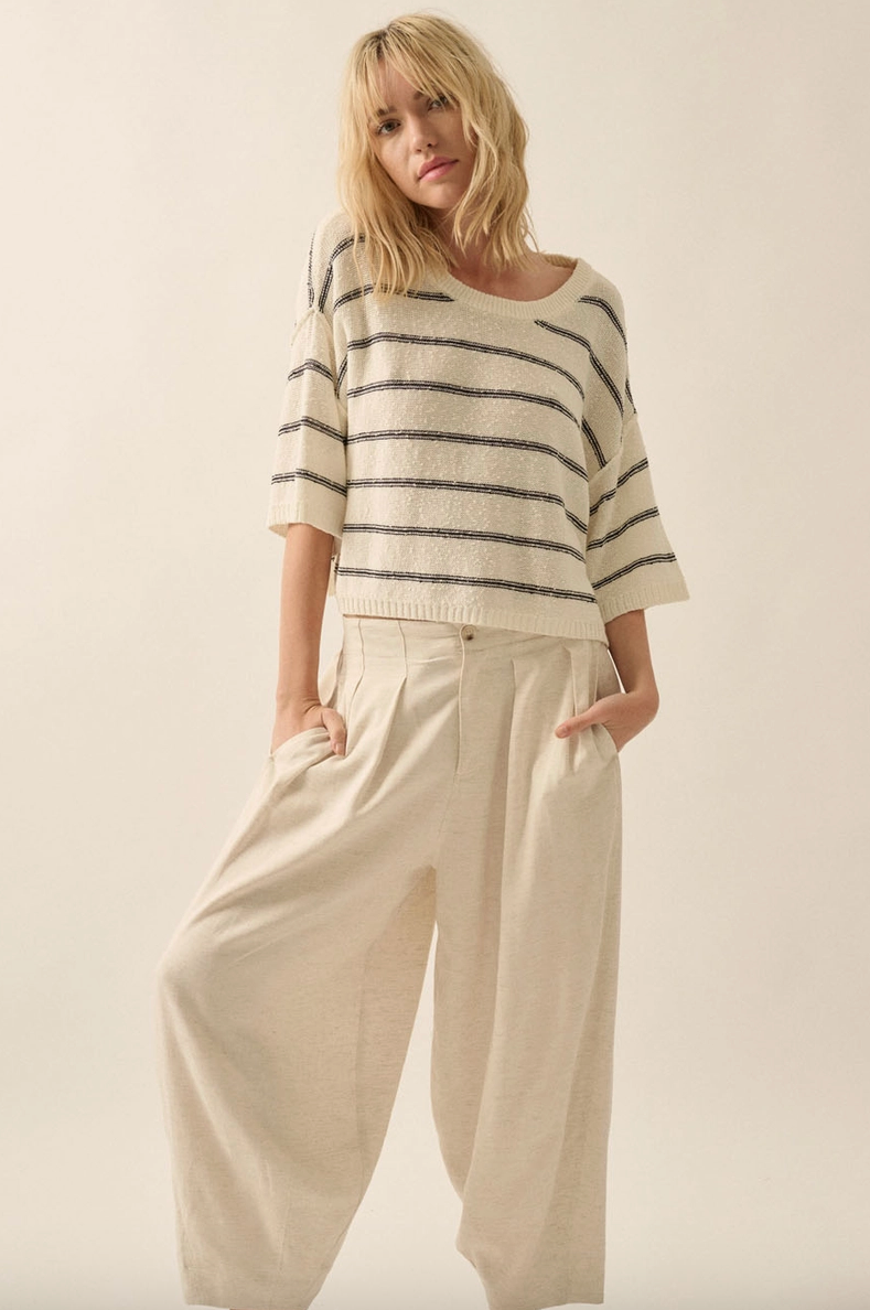 Beachside Cropped Pullover