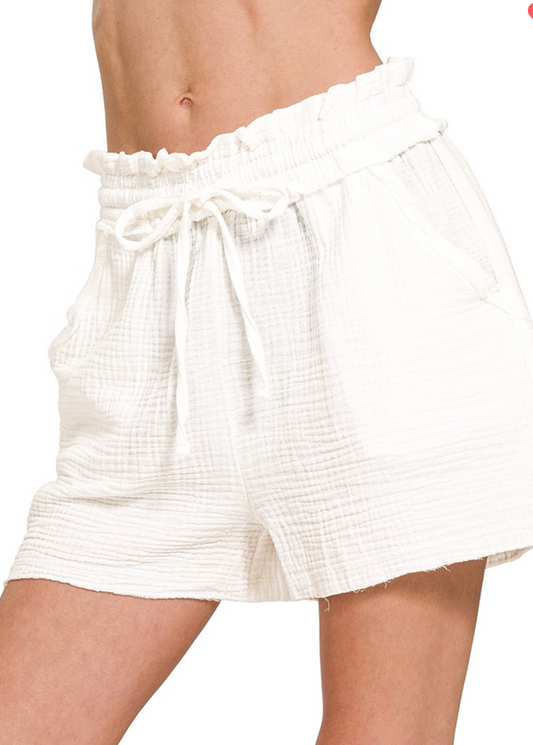 Effortless Shorts - White
