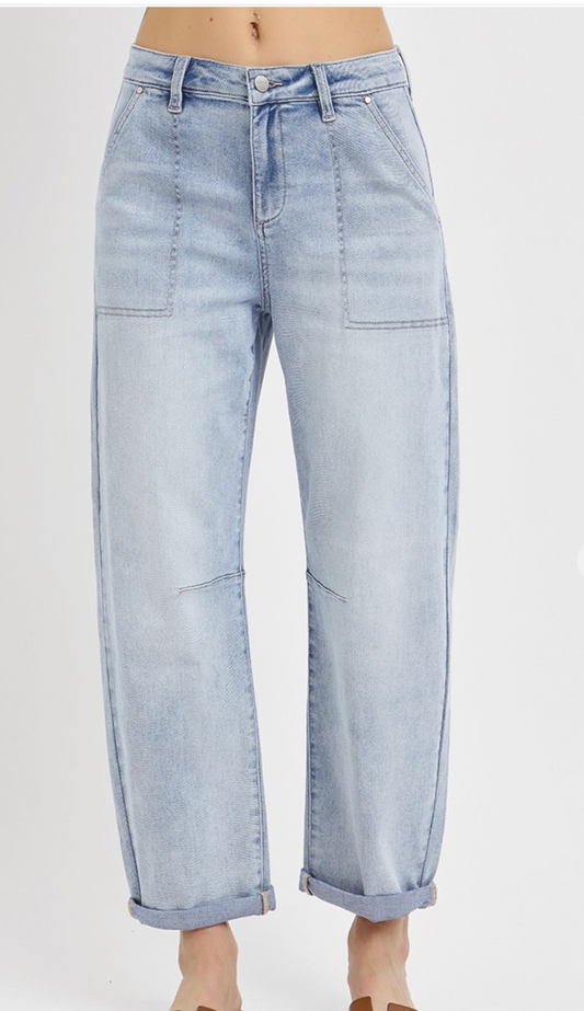 Sun Kissed Barrel Jeans