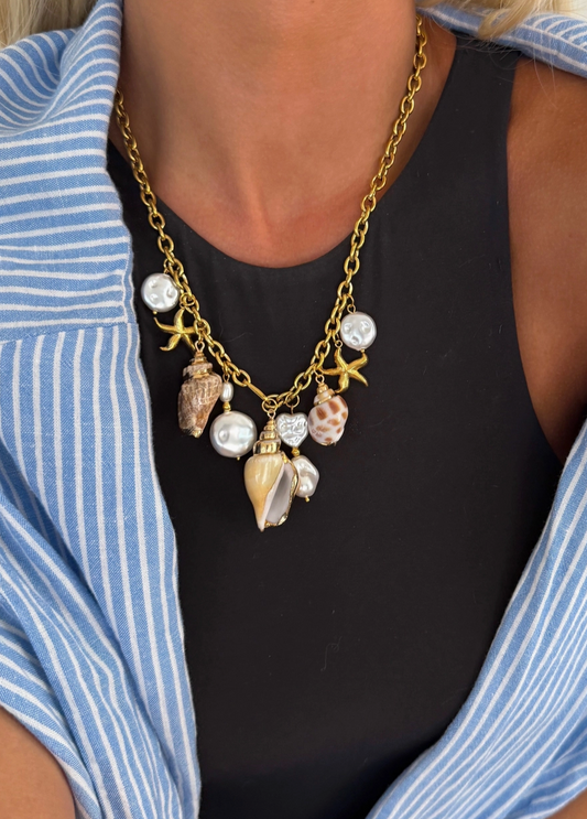 So Charming Shell Charm Necklace