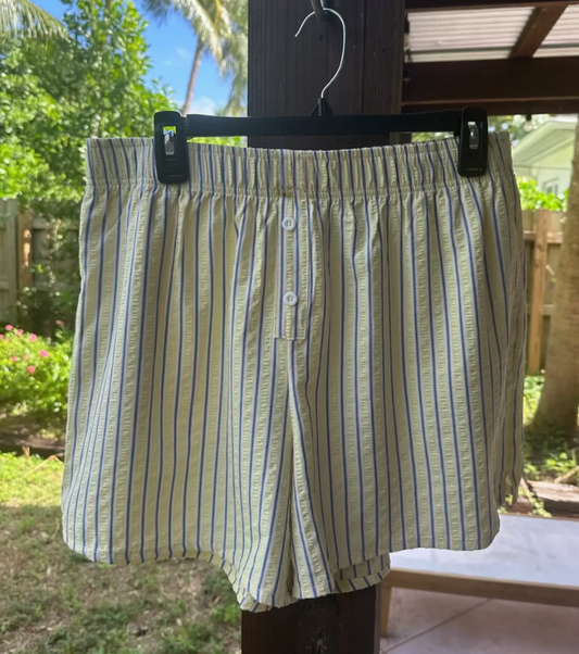 Grab Your Passport Boxer Shorts - Yellow