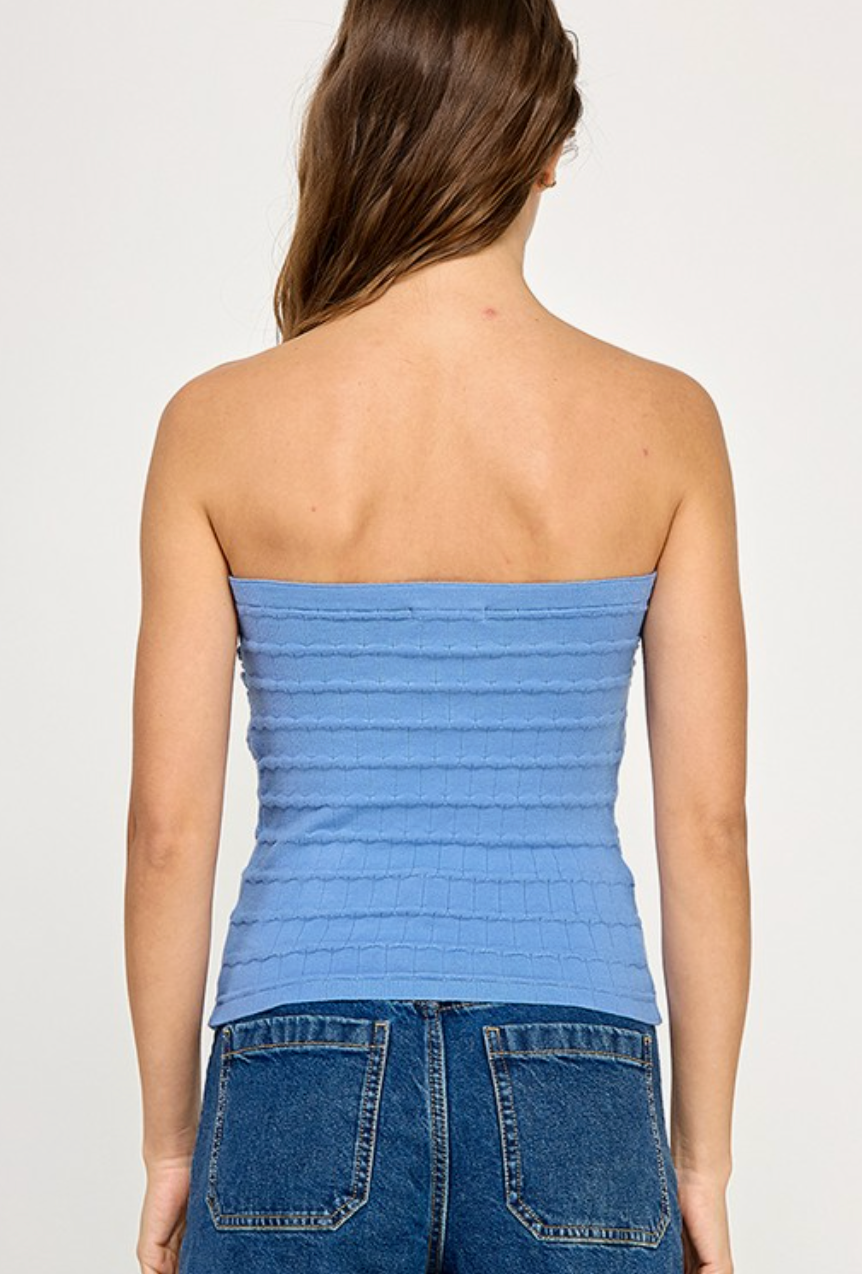 Dreams In Blue Tube Top