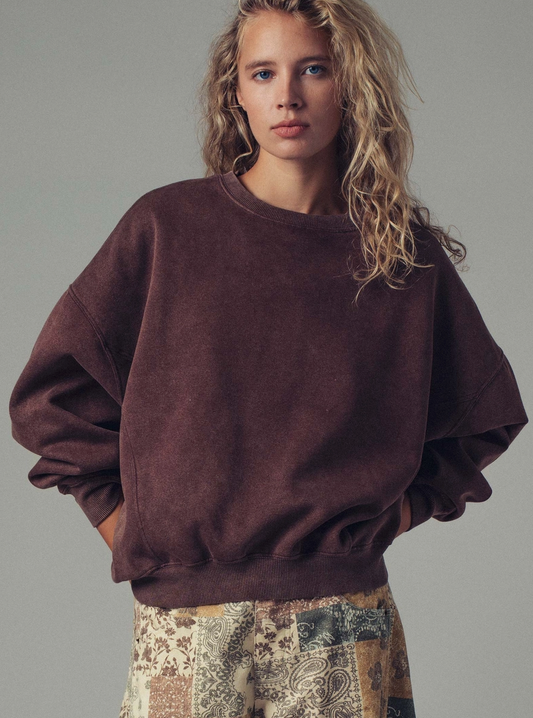 Low Tide Sweatshirt - Chocolate Brown