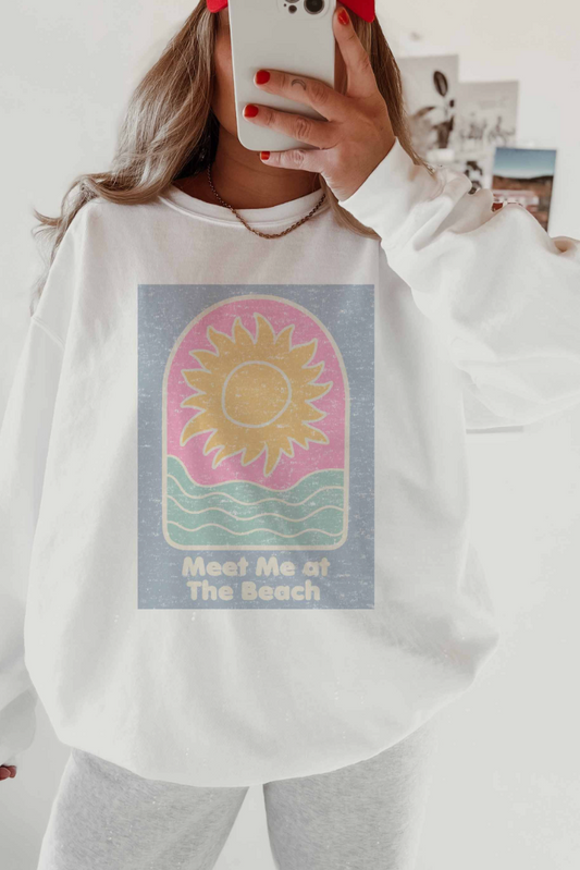 Meet Me At The Beach Sweatshirt