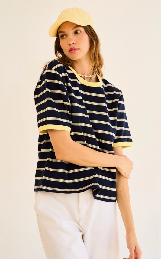 Feeling Cute T-Shirt- Navy Blue