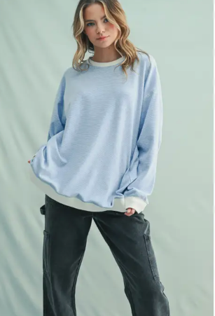 Blue Skies Long Sleeve Top