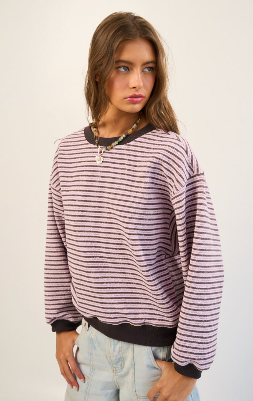 Lavender Mocha Long Sleeve Top