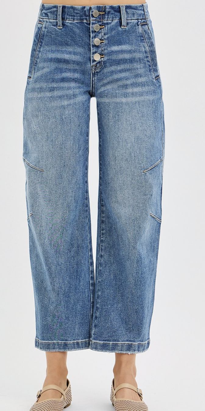 Fit So Good Barrel Jeans