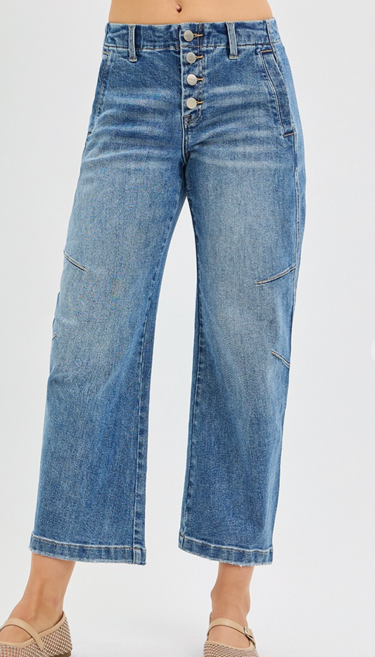 Fit So Good Barrel Jeans
