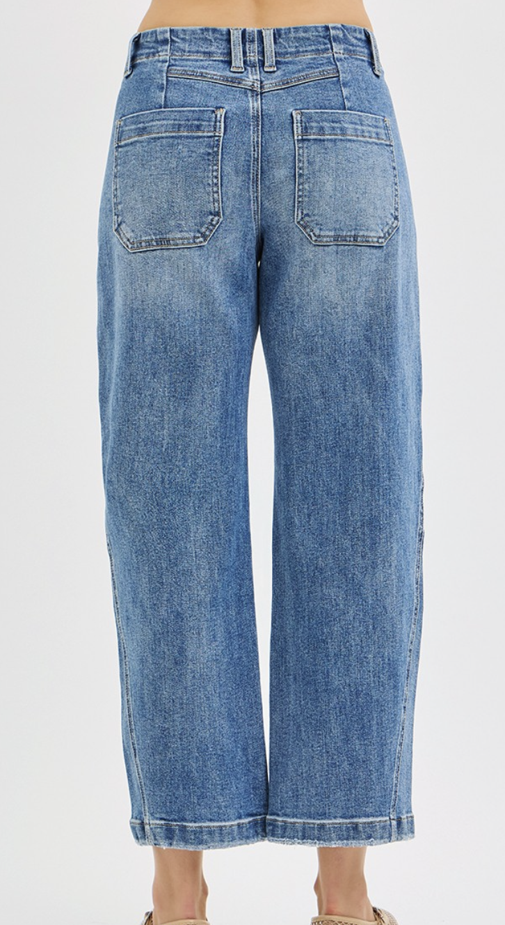 Fit So Good Barrel Jeans