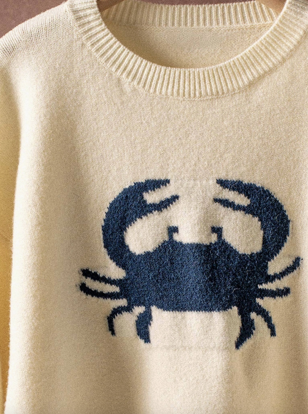 Crab Pullover Sweater