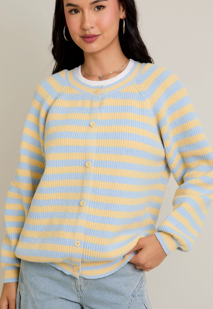 Sun & Sky Striped Cardigan