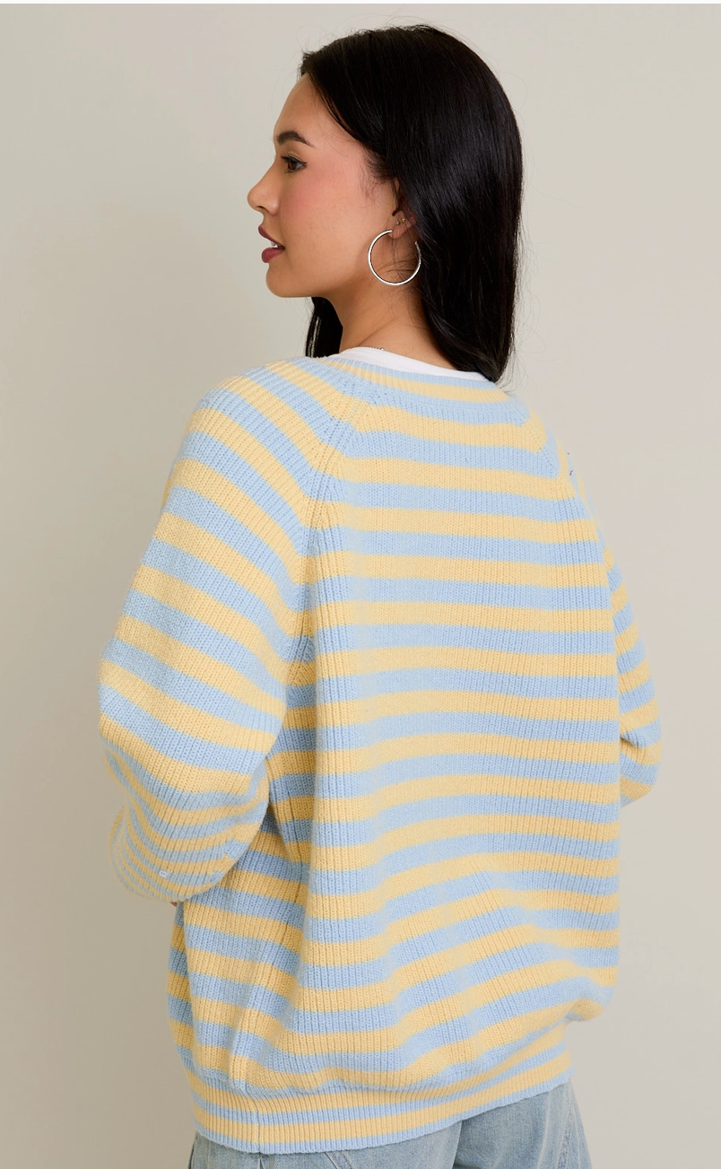 Sun & Sky Striped Cardigan