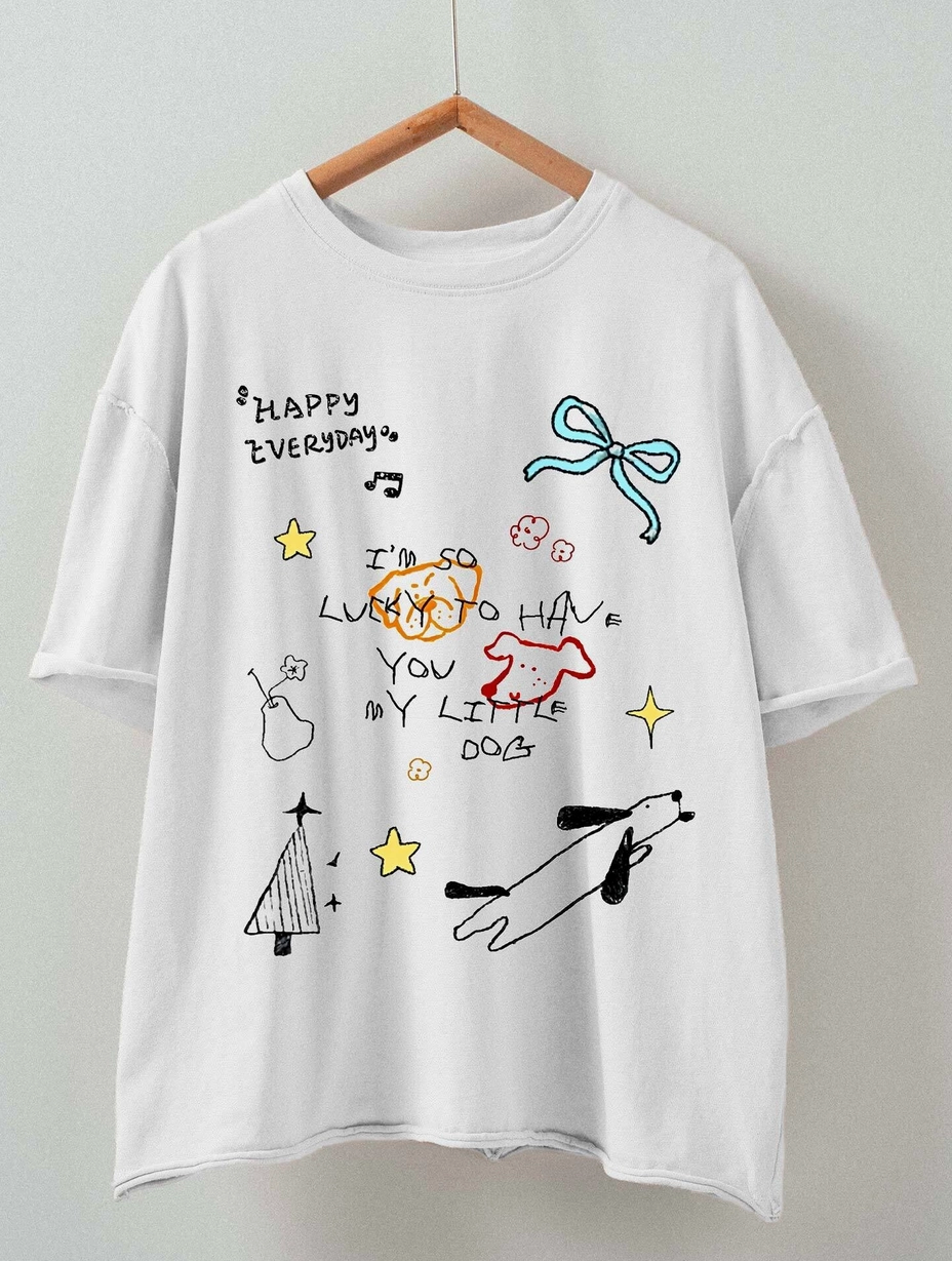 Playful Pup- Dog Themed T-Shirt