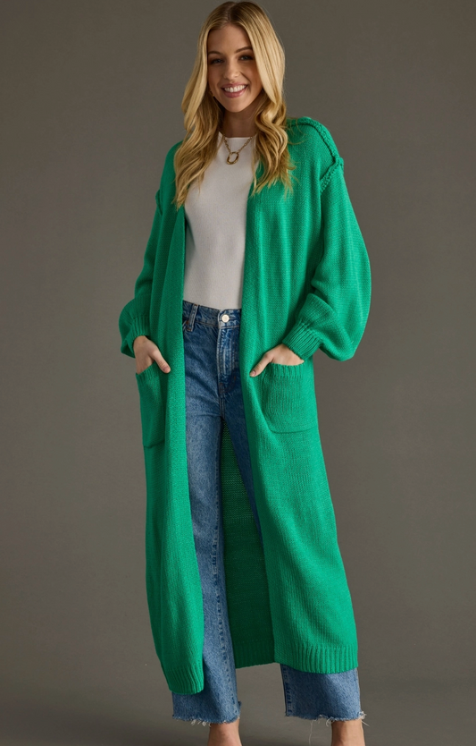 Maxi Sweater - Green