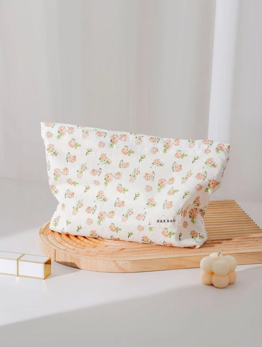 Floral Make-Up Bag - Small Flower