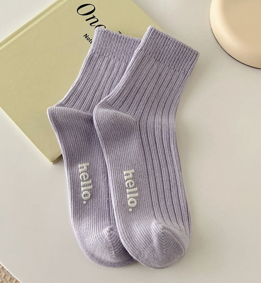 Hello Socks - Lavender