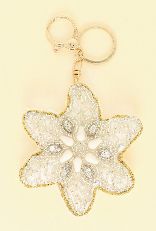 Snowflake Bag Charm