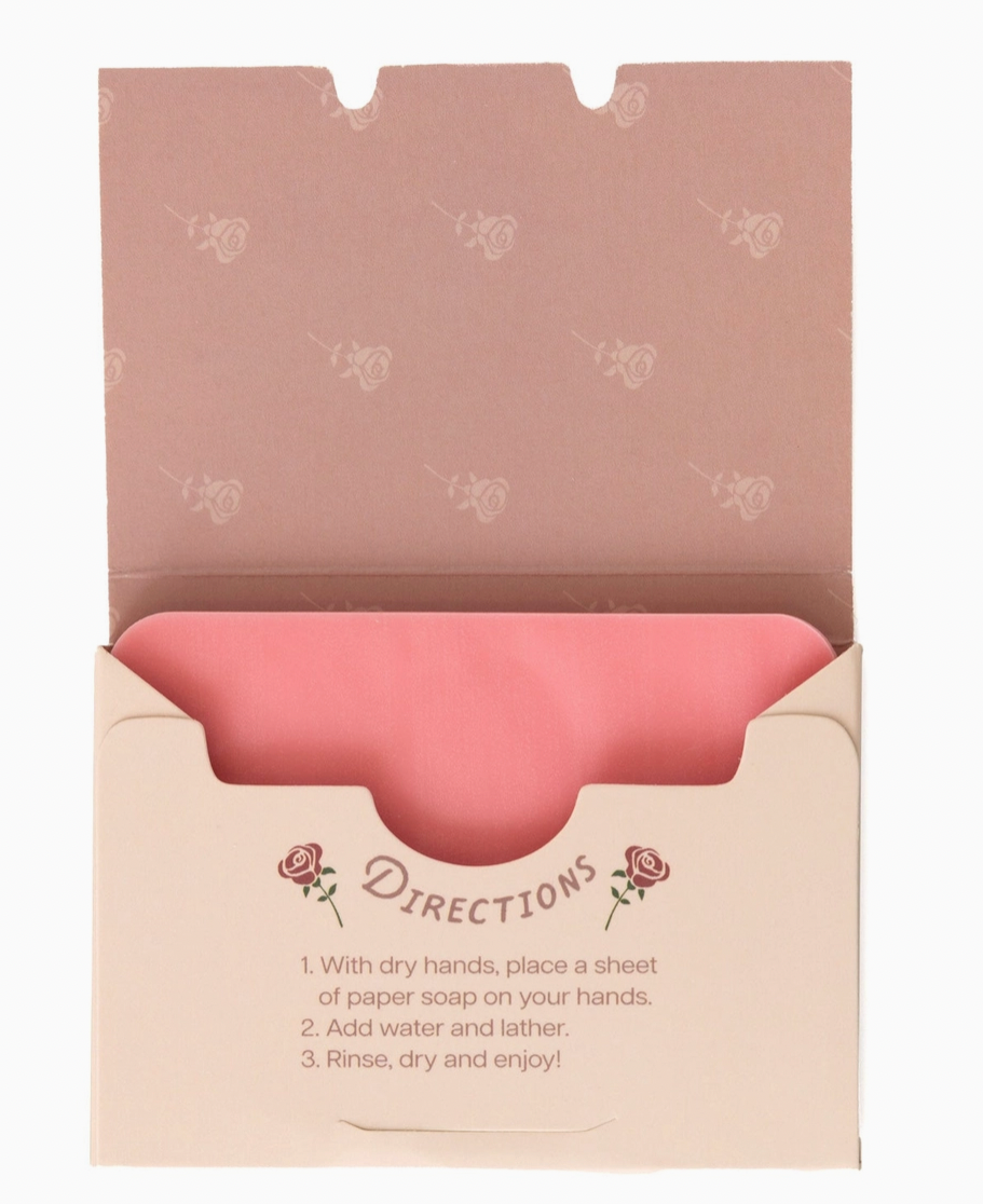 Rose Paper Soap