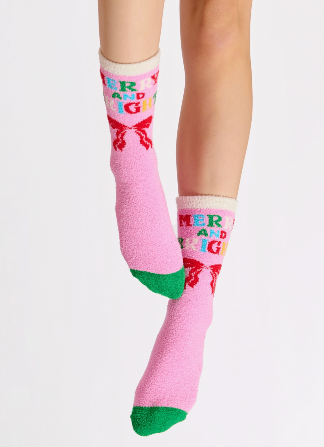 Merry & Bright Fuzzy Socks