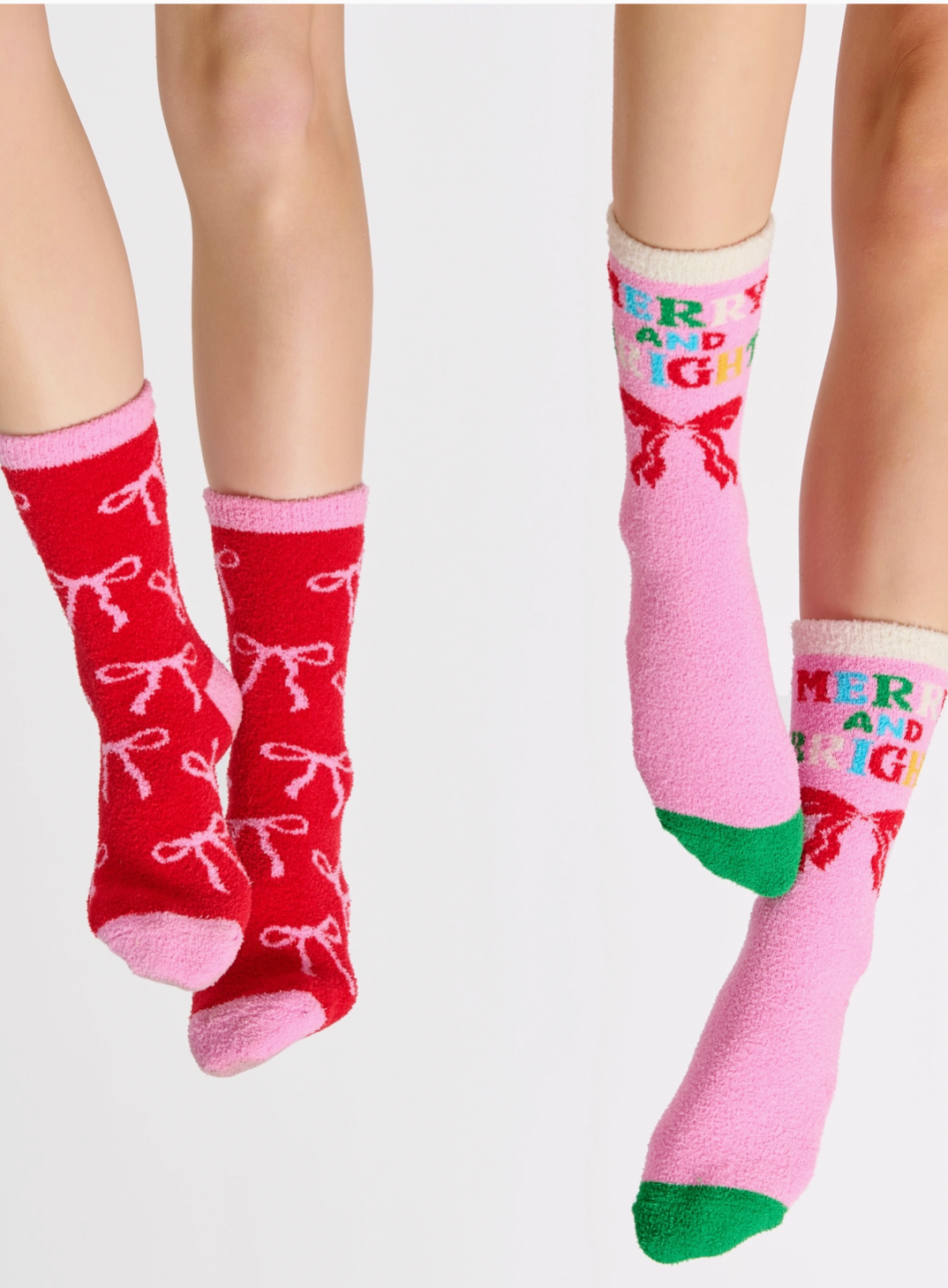 Merry & Bright Fuzzy Socks
