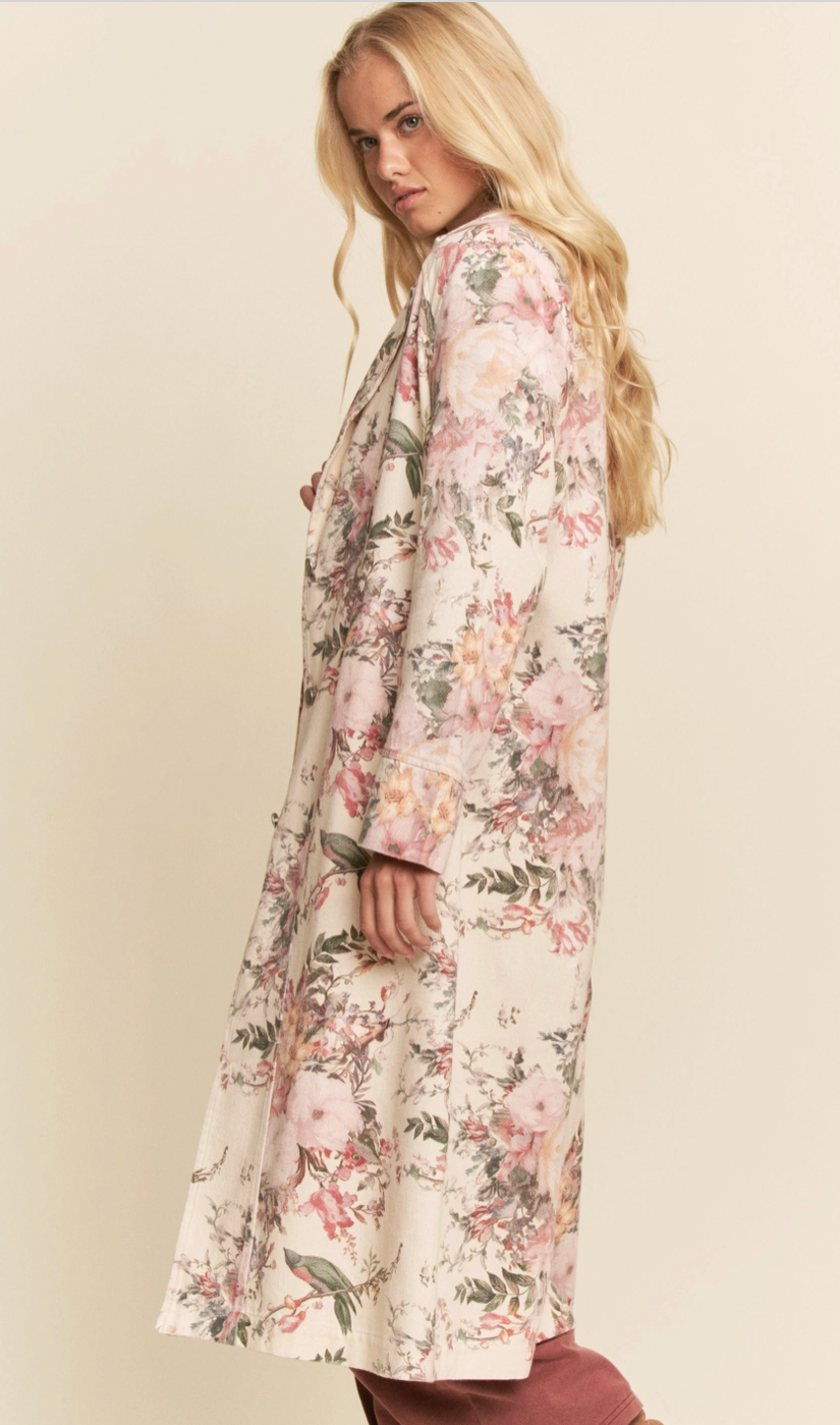 Trench Coat - Floral