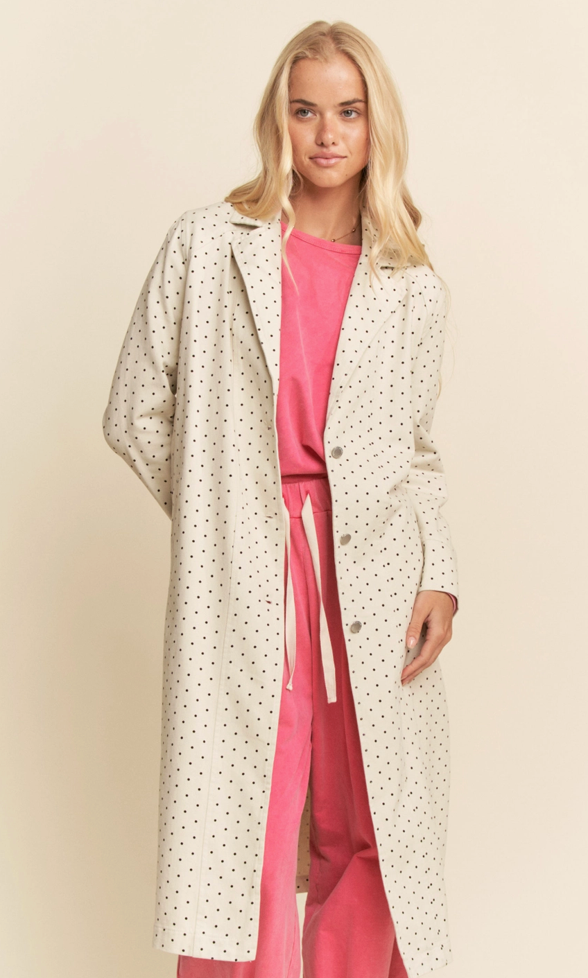 Trench Coat - Polka Dot