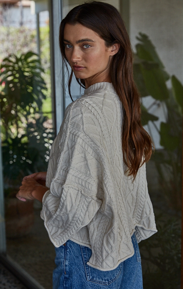 Moonlight Cropped Sweater