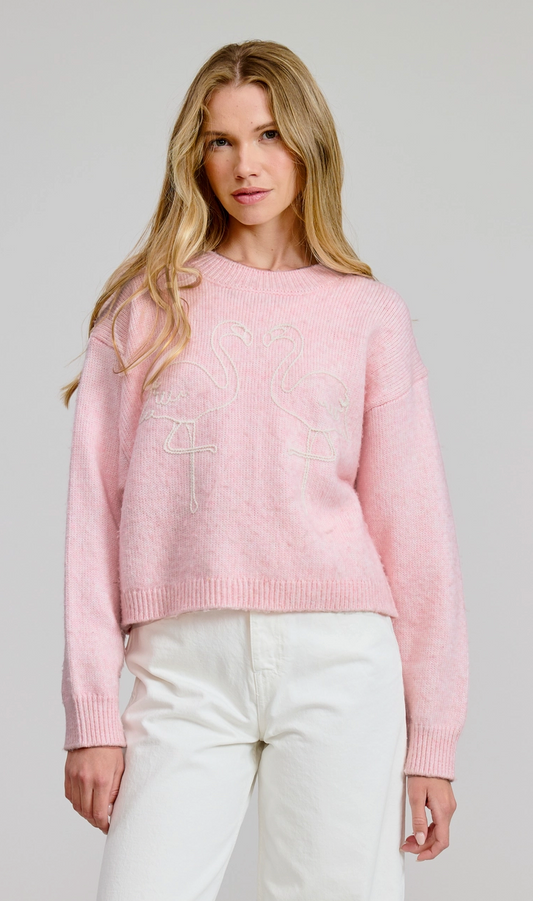 Pink Flamingo Sweater