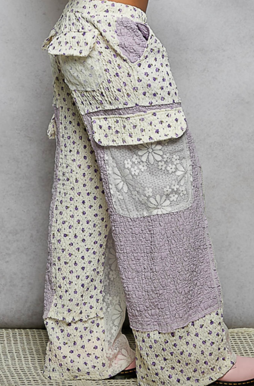 Lavender Love Cargo Pants