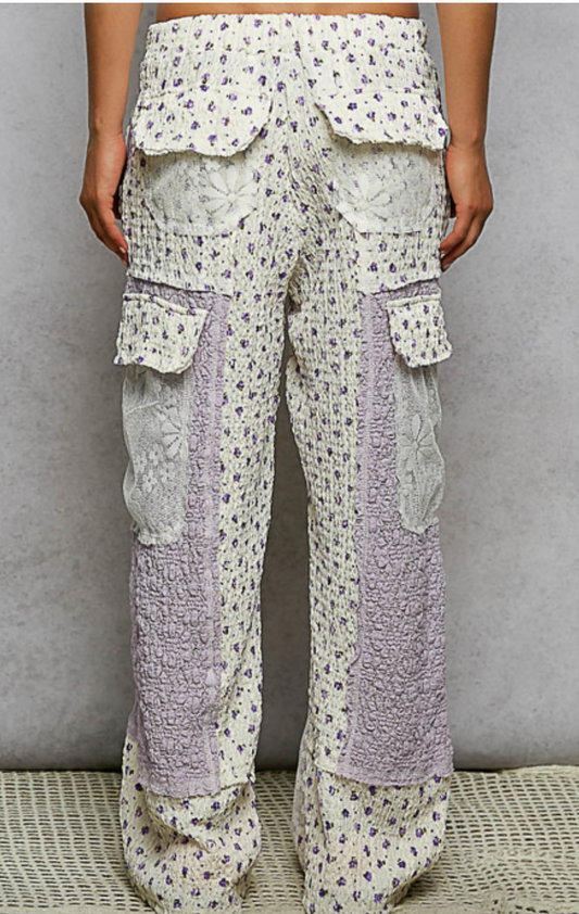 Lavender Love Cargo Pants