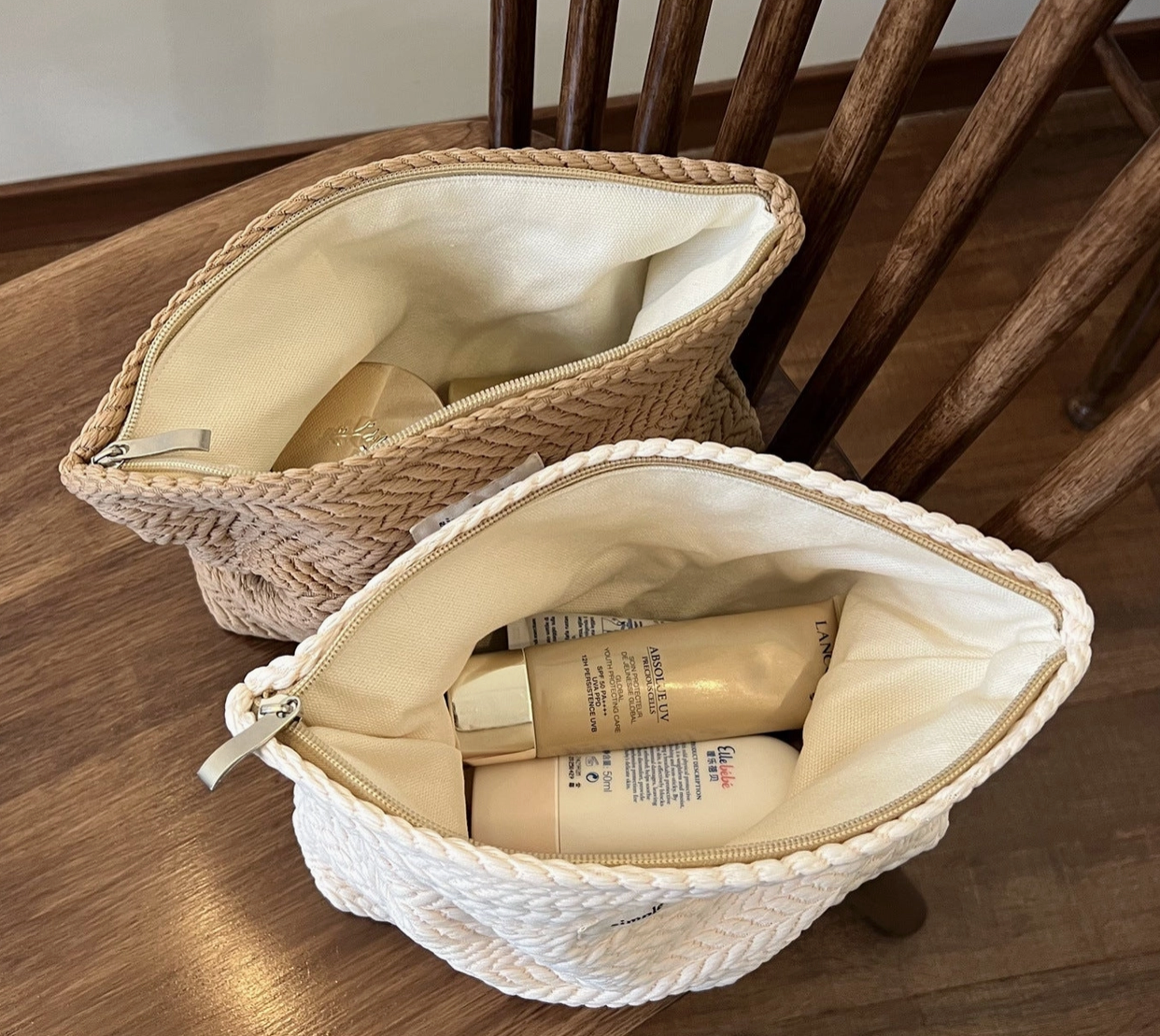 Neutral Girl Cosmetic Bag - Ivory