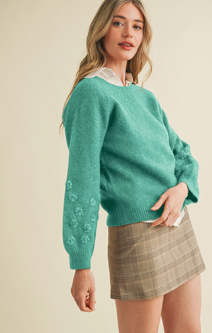Whipped Matcha Pullover Sweater