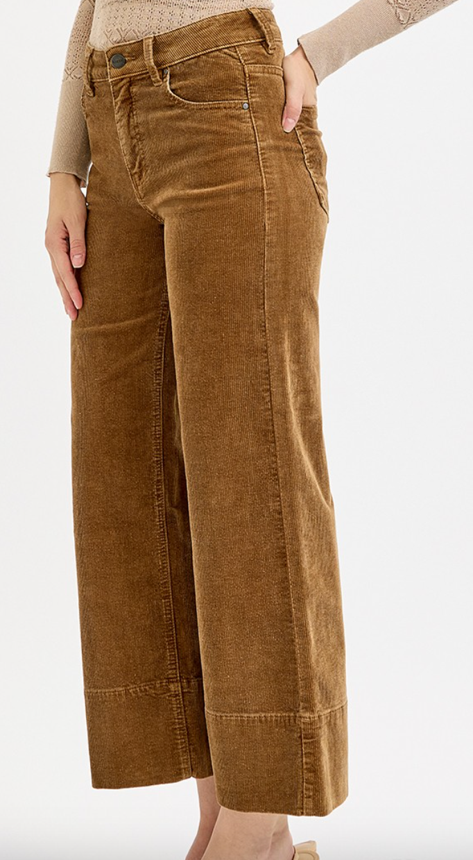 Feeling Fine Corduroy Pants - Nutmeg