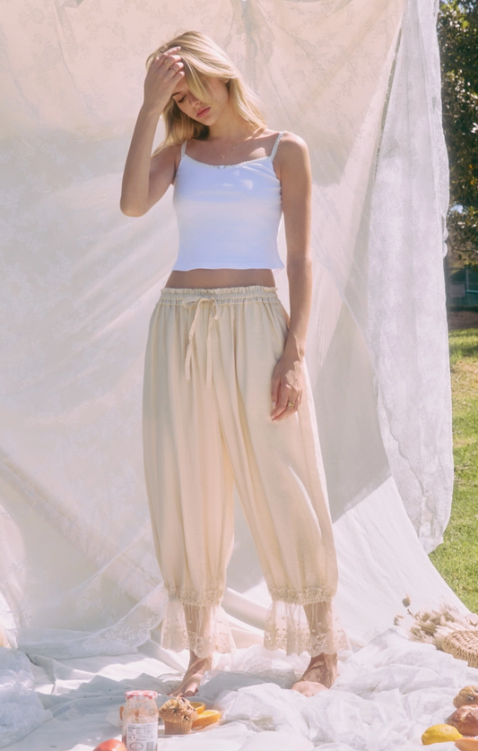 Bloomers Pants - Ecru
