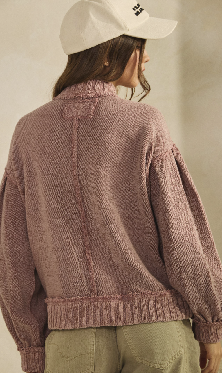 Cardi Jacket - Vintage Mauve