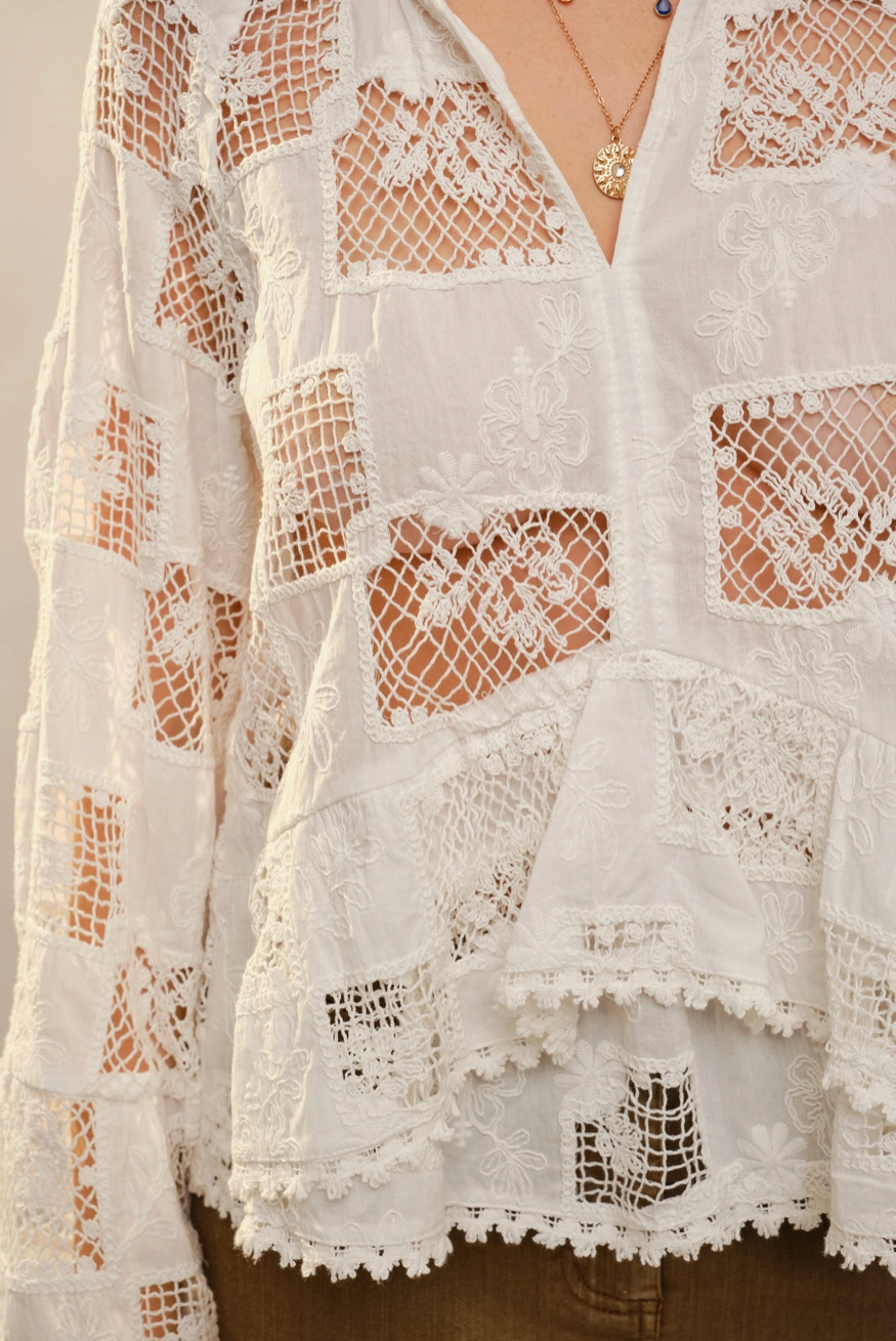 Boho Girl Lace Blouse