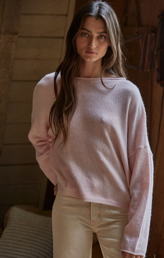 Baby Pink Pullover Sweater