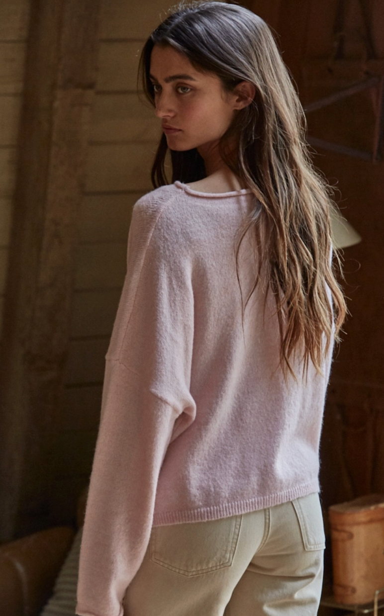 Baby Pink Pullover Sweater