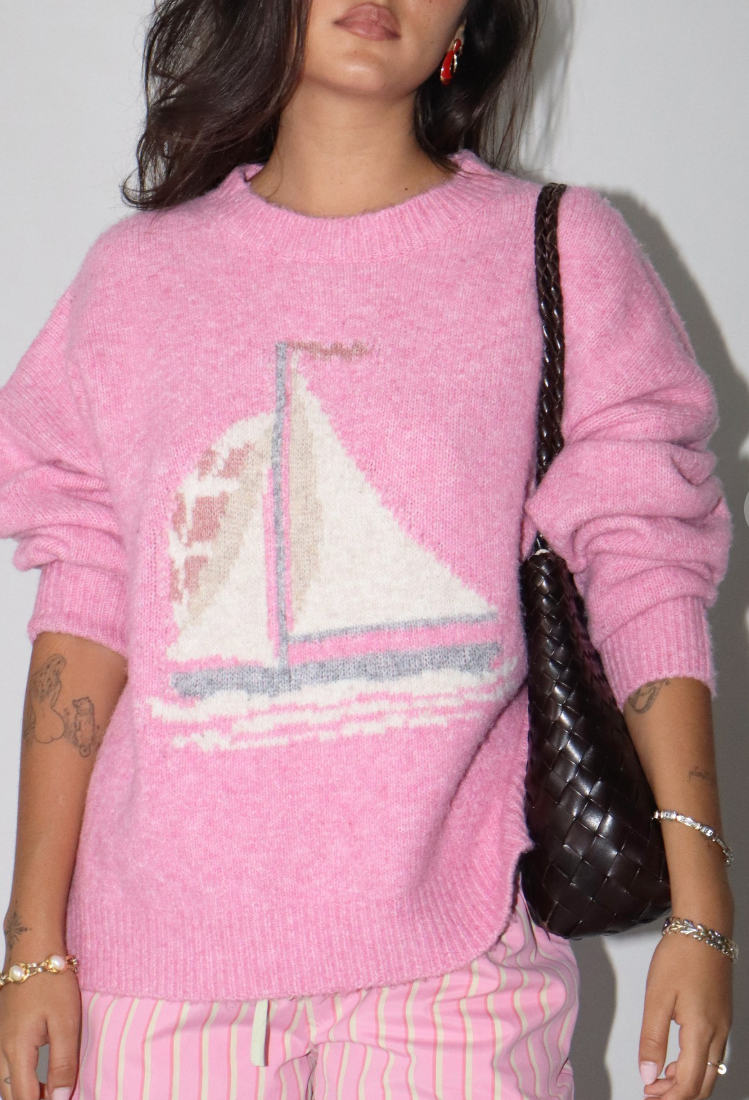 Pink Sails Sweater