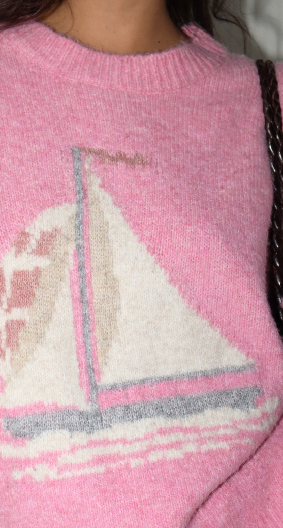 Pink Sails Sweater