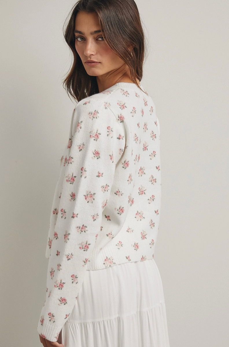 Salted Rose Floral Cardigan