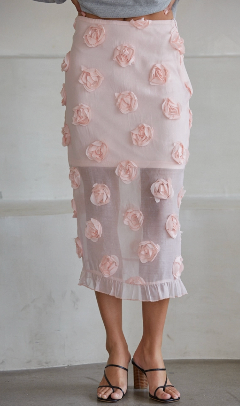 Pretty In Love Rosette Skirt