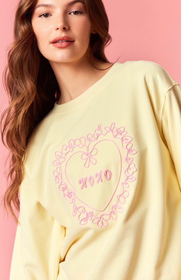 XOXO Heart Pullover